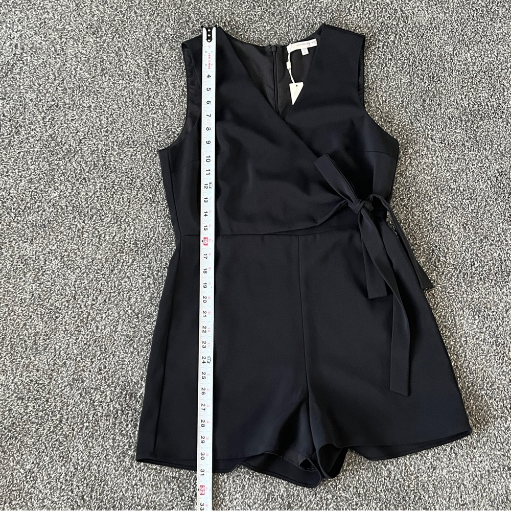 Lavender Brown Black Wrap Jumpsuit Size M - Picture 5 of 8